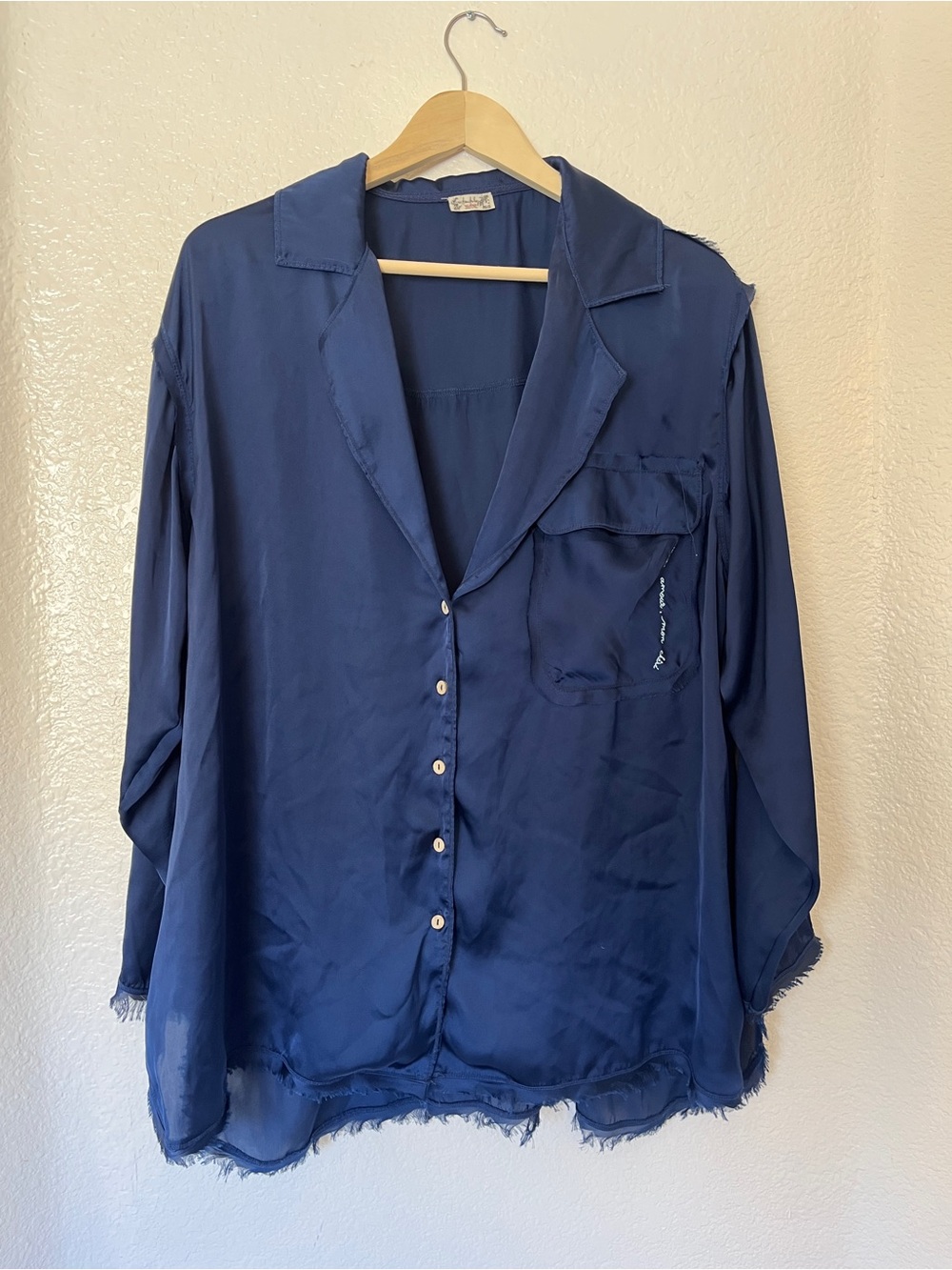 FREE PEOPLE Like Honey PJ Shirt / Acai